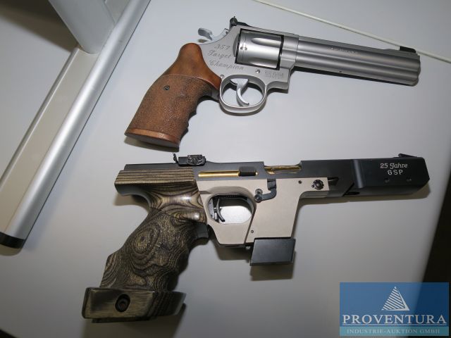 You are currently viewing aus Insolvenz Revolver SMITH + WESSON 357 Target Champion sowie Sportpistole WALTHER GSP, Kleintresor – 31812 Bad Pyrmont – 15.02.2022 – 09:00:00