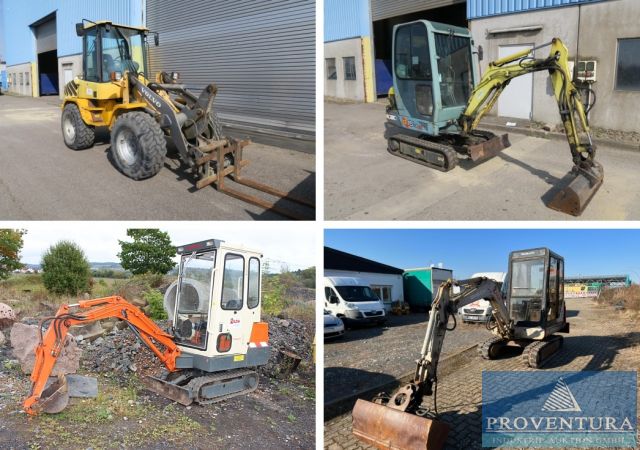 You are currently viewing Baumaschinen-Versteigerung: Radlader Volvo L30B pro, Minibagger Yanmar B15-3 EX, 2 Minibagger Takeuchi TB15A u. TB025 – 37154 Northeim und 28309 Bremen – 26.04.2022 – 09:30:00