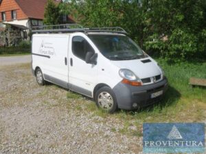 Read more about the article Fahrzeugauktion: Lkw geschl. Kasten RENAULT Trafic II 1.9 dCi, EZ. 18.07.2002, ca. 190.000 km – 38723 Seesen – 06.07.2022 – 10:00:00