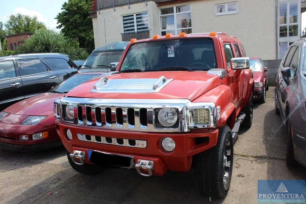 You are currently viewing Aus Insolvenz: Hummer H3 3.7 Automatik, EZ 2012, 59.000 km, Klima, Leder, AHK – 10407 Berlin – 24.08.2022 – 09:30:00