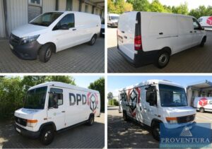 Read more about the article Insolvenz-Fahrzeugversteigerung: Mercedes-Benz Vito 116 CDI, EZ 2019, 53.000 km, Mercedes-Benz Vario 816D Bluetec5, EZ 2012, 163.000 km – 37154 Northeim – 21.09.2022 – 12:00:00