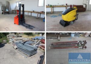 Read more about the article Versteigerung Lagertechnik: Elektro-Hochhubwagen LINDE 2.0 t, Akku-Scheuersaugmaschine Kärcher BR 5560, 50 Baustützen, etc. – 04420 Markranstädt – 08.09.2022 – 09:30:00