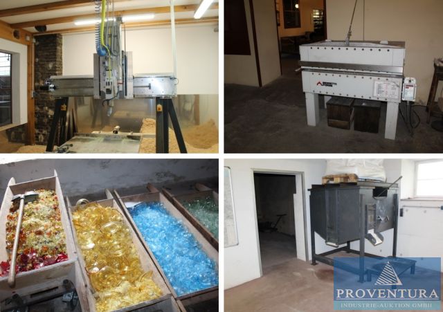 You are currently viewing Liquidationsversteigerung: 160 Positionen Maschinen u. Warenvorräten aus Glasproduktion, Temperöfen, Drehbänke, Bearbeitungszentrum, Gläserwerkzeuge, etc. – 94258 Raum Zwiesel – 06.09.2022 – 10:30:00