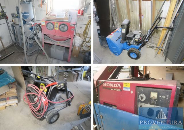 You are currently viewing Insolvenzversteigerung: 100 Pos. Werkzeuge u. Warenvorräte eines Steinmetzbetriebes, Sandstrahlanlage WEHA Super 2000, Schneefräse GÜDE, Schraubenkompressor ALMIG Flex Drive 7, Profi-Akkusaugheber, Hochdruckreiniger KÄRCHER HD 9 – 500 bar!, u.v.m. – 38458 Velpke – 15.11.2022 – 08:30:00