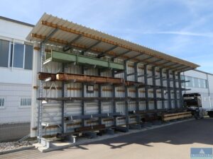 Read more about the article Liquidation: Kragarmregal KAF ca. 1.300×3.800hx800t mm Bj. 2018 Kragarmlast 1.200 kg – 72501 Gammertingen – 13.12.2022 – 09:10:00