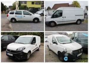 Read more about the article KFZ-Auktion: FORD Transit Kasten, DACIA Dokker und Logan, RENAULT Twingo, FIAT Doblo Kasten, TOYOTA Aygo – 45277 Essen – 06.12.2022 – 10:00:00