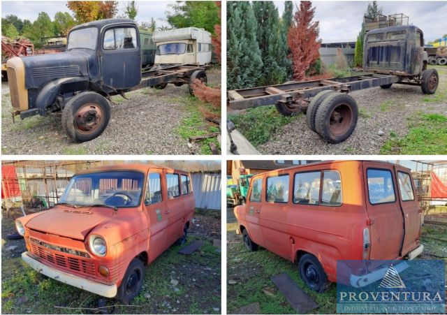 You are currently viewing Scheunenfund-Auktion: Lkw-Fahrgestell Daimler-Benz L 311, Bj. 1958, 1. Hand, original Fahrzeugbrief und Ford Transit 72E2 – 37186 Moringen – 12.12.2022 – 09:30:00