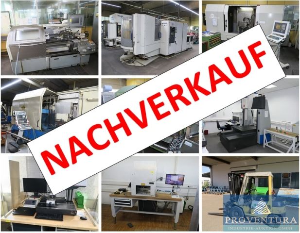 You are currently viewing Nachverkauf zur Liquidation: Standortauflösung Helios-Preisser GmbH, 540 Pos. CNC-Schleifen bis 5.500 mm, Drehen, Fräsen, Messtechnik, Lagertechnik, etc. – 72501 Gammertingen – 20.12.2022 – 09:30:00