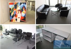 Read more about the article Versteigerung wegen Büroauflösung: 200 Pos. Büromöbel USM HALLER, BOSSE konektra, KNOLL, Wilkhahn, Sedus, Bene, etc., Gemälde und Drucke, Büroarbeitsplätze, Besprechnungsstühle, Schränke, etc. – 22087 Hamburg – 17.01.2023 – 09:45:00