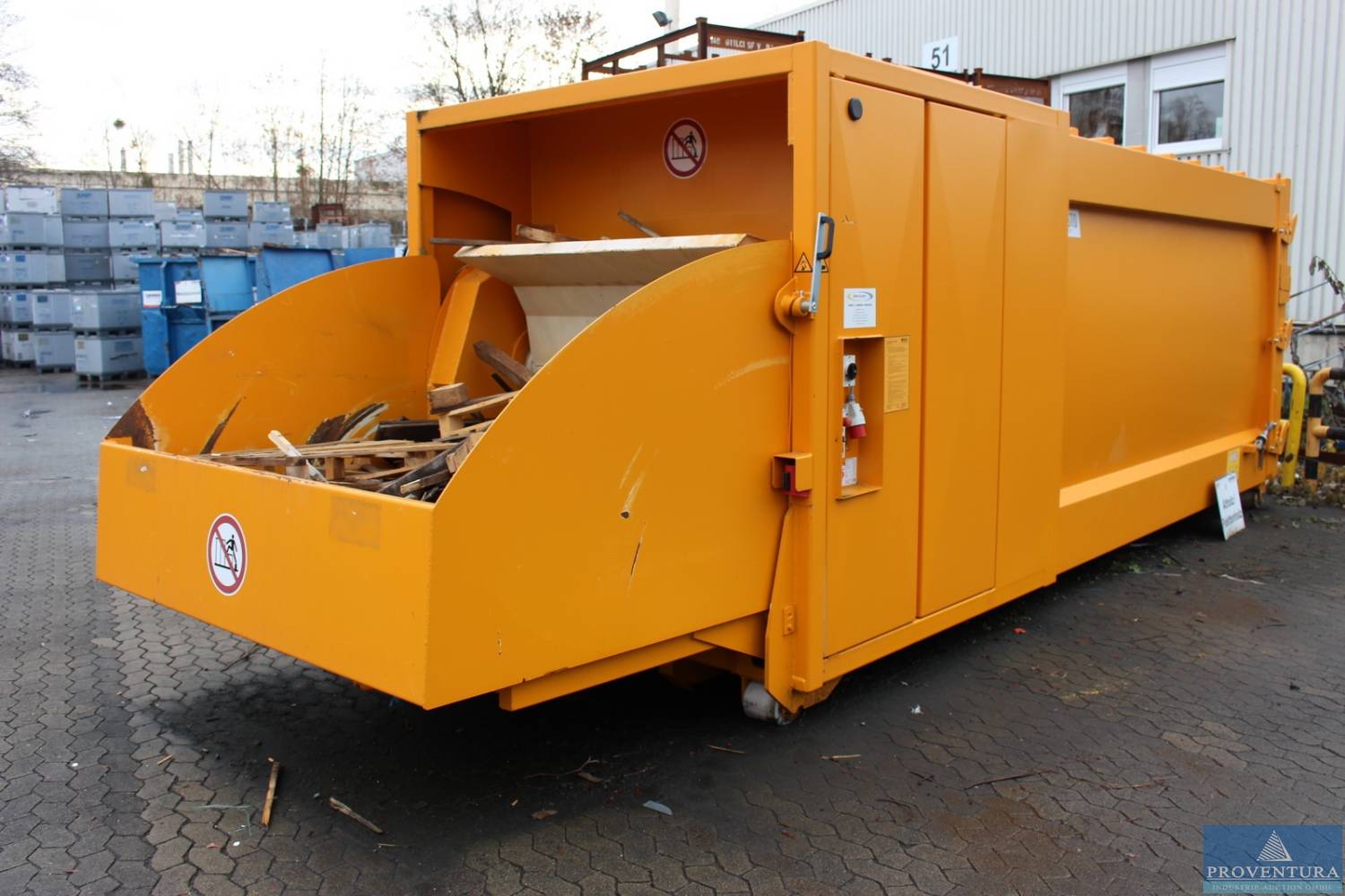 You are currently viewing Selbstpresscontainer Komprimator PRESTO Shark MK3, Bj. 2020 – 37081 Göttingen – 21.02.2023 – 10:15:00