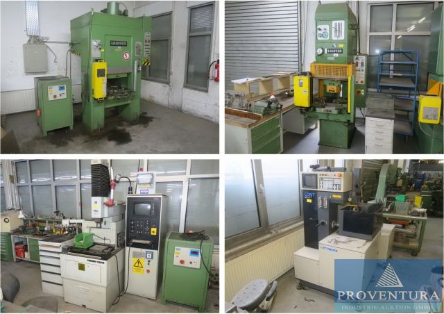 You are currently viewing Versteigerung 30 Maschinen eines Metallbaubetriebes: Hydraulikpressen LAUFFER und EXNER, Säulenbohrmaschine WENIG, Trocken- u. Wärmeöfen HERAEUS u. BINDER, Erodiermaschinen usw. – 38108 Braunschweig – 10.02.2023 – 09:00:00