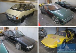 Read more about the article Versteigerung aus Nachlass: Renault R21 Turbo EZ 1988, Matra Murena 2.2 EZ 1982, Renault Espace 2000 TSE, Buggy m. VW Käfer-Motor – 34311 Naumburg (Hessen) – 14.04.2023 – 09:30:00