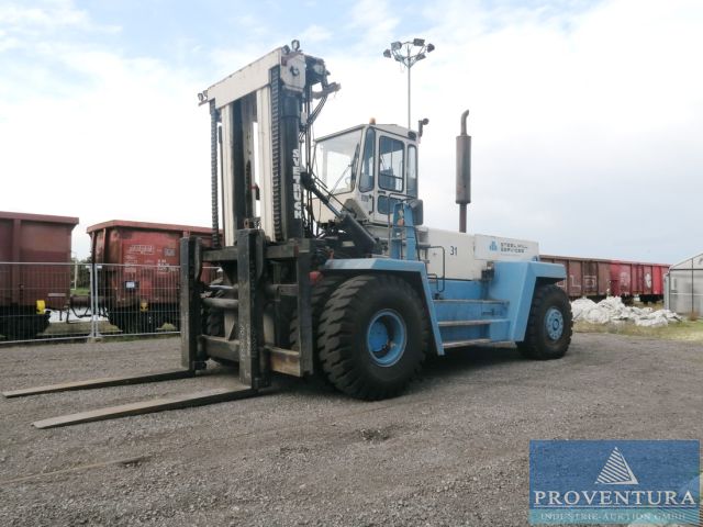 You are currently viewing Versteigerung: Container-Stapler SVETRUCK 45120-54, Bj. 2005, Tragkraft 45 Tonnen, Hubhöhe 6,5 m, mit Coil-Tragedorn 1.800 mm, Startpreis € 60.000,− – 28309 Bremen – 01.06.2023 – 09:00:00