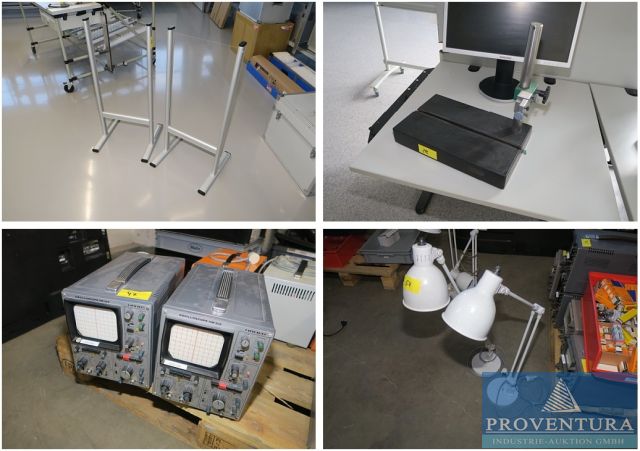 You are currently viewing Nachverkauf zur Versteigerung Maschinen und Inventar aus Metallwerkstatt: 5 Oscilloscope, Industrieleuchten, etc. – 37073 Göttingen – 15.05.2023 – 10:30:00