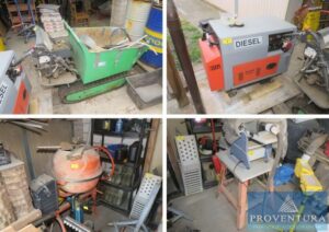 Read more about the article Insolvenzauktion: 25 Pos. Werkzeuge und Kleinmaschinen wie Hubwagen, Mini-Raupendumper, Diesel-Stromerzeuger EINHELL, Betonmischer LIMEX, etc. – 39340 Haldensleben – 02.06.2023 – 09:15:00