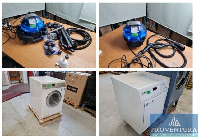 You are currently viewing Aus Leasing: 1x Gewerbewaschmaschine MIELE Professional Mopstar 60, Gewerbekondensationstrockner MIELE PT 5135 C, Dampfreiniger VAPOR-STAR 2000 Fashion Plus, Dampfreiniger VAPOR-STAR 2000 Prof, 2600 W, Scheuersaugmaschine TURNADO 55 – in 37077 Göttingen – 23.06.2023 – 09:00:00