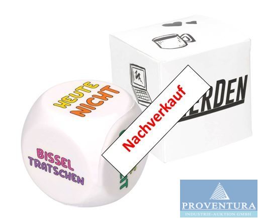 You are currently viewing Sonderposten: rund 1.800 Anti-Stress-Würfel OVP in 7 Kartons zu je 256 St., Neuware – 96487 Coburg – 16.08.2023 – 12:00:00