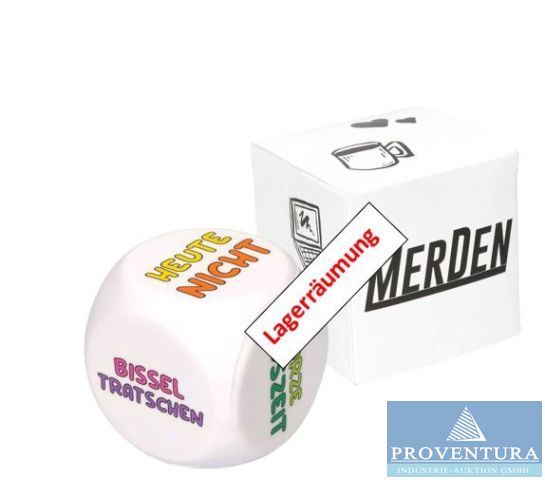 You are currently viewing Lagerräumung: rund 1.800 Anti-Stress-Würfel OVP in 7 Kartons zu je 256 St., Neuware – 96487 Coburg – 31.08.2023 – 09:00:00