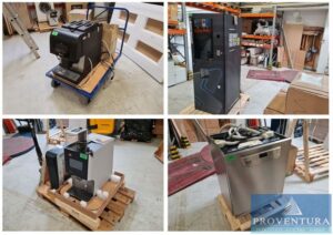 Read more about the article Gastroversteigerung aus Leasing: Melitta Cafina XT4 und XT7 verschidene Modelle, Gastrospülmaschine MIELE Professional GG06 Bj. 2019, Wasserspender, Vakuum-Verpackungsmaschine BARTSCHER – in 37077 Göttingen – 06.09.2023 – 09:00:00