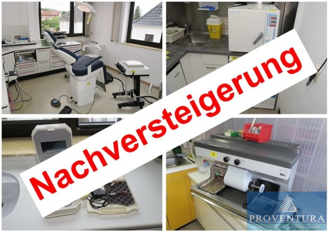 You are currently viewing Nachversteigerung 50 Pos. Inventar Zahnarztpraxis mit Dentallabor, Thermodesinfektor MELAG Bj. 2016, 3 Behandlungsstühle Bj. 2017, LED-Leuchten, Röntgengerät, div. Dentalbestecke u. Zubehör, etc. – 34500 Raum Kassel – 13.09.2023 – 10:00:00