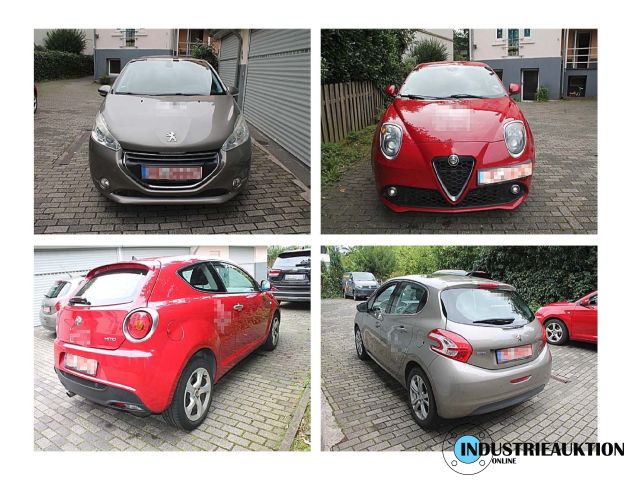 You are currently viewing Online-Auktion: PEUGEOT 208 Blue HDI120 Ez 15 + ALFA-ROMEO MiTo 1.3JDM EZ 16 –  – 06.09.2023 – 09:45:00