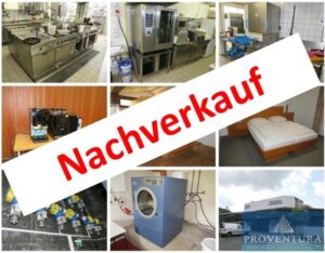 Read more about the article Nachverkauf: Versteigerung Bürgerhaus Biedenkopf: 350 Positionen, 50 Hotelzimmer, Gastroküche, viel Cateringzubehör, Saalbestuhlung und Tische, Bühnen- und Veranstaltungstechnik, etc. – Auf dem Radeköppel 2, 35216 Biedenkopf – 18.10.2023 – 09:30:00