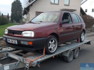 Read more about the article aus Nachlass VW Golf III 1.6 EZ 1994 – 31785 Raum Hameln – 24.01.2024 – 09:00:00