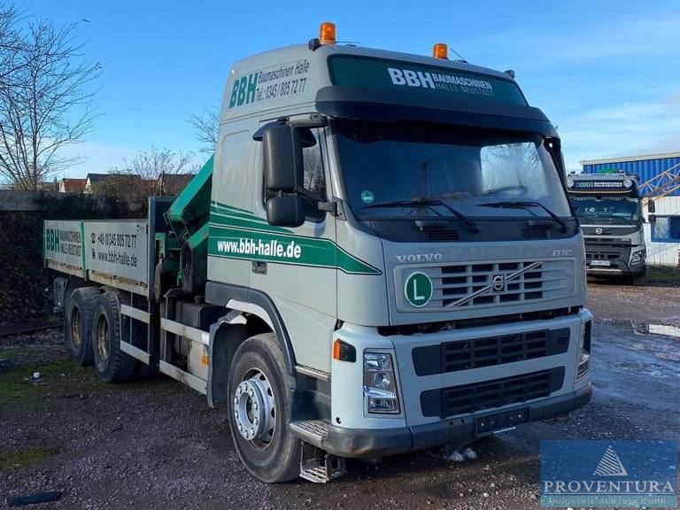 You are currently viewing Versteigerung Baustofffahrzeug: Volvo FM12 6×4, EZ 2005, 770.000 km, mit Ladekran HMF 2823K5 – 06100 Raum Halle (Saale) – 09.01.2024 – 09:40:00