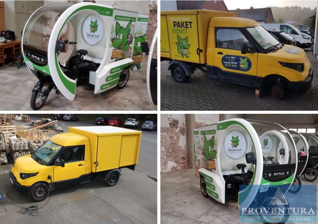 You are currently viewing Insolvenzversteigerung Grünfuchs Logistik GmbH: 2x Streetscooter B14 EZ2015, 3x E-Cargobike MYRTLE angeschafft 2022 – 37077 Göttingen – 12.01.2024 – 11:30:00