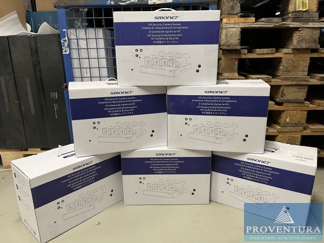 You are currently viewing Versteigerung Sonderposten: 29 NVR Überwachungskamera-Sets SMONET HD Security Camera, im Set je 4 Kameras mit 8-Kanal Recorder, Startpreis je Set € 50,-  – 37079 Göttingen – 09.01.2024 – 11:45:00