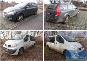 Read more about the article Aus Insolvenz: KIA Ceed 1.6 CRDi, EZ 2010, Renault Trafic 2.0 dCi, EZ 2014 – niedrige Startpreise!  – 16818 Radensleben – 24.01.2024 – 11:15:00