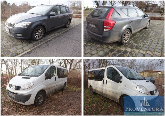 You are currently viewing Aus Insolvenz: KIA Ceed 1.6 CRDi, EZ 2010, Renault Trafic 2.0 dCi, EZ 2014 – niedrige Startpreise!  – 16818 Radensleben – 24.01.2024 – 11:15:00