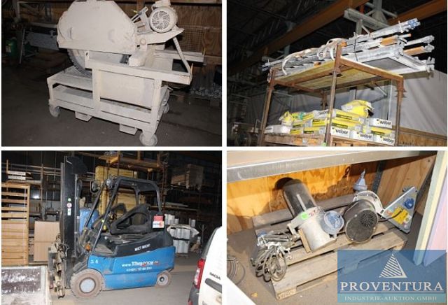 You are currently viewing Insolvenzversteigerung: 87 Pos. Beton- und Hochbau, angeschafft ab 2020, E-Stapler LINDE E30H HH 7.000 mm, Steinsäge CEDIMA, Rollgerüst LAYHER, Werkzeuge etc. – 39114 Magdeburg – 23.01.2024 – 11:30:00