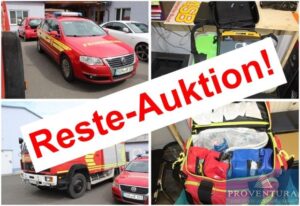 Read more about the article Reste-Auktion zur Versteigerung Dienstleistungs-Feuerwehr: 30 Positionen, Maschinen, Werkzeuge, Kleidung, Büro, etc. – 06526 Sangerhausen – 26.01.2024 – 09:30:00