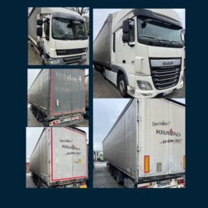 Read more about the article Insolvenz-Versteigerung der Spedition TRIFOLOG GmbH – 2 LKW DAF 45.220, 2 Sattelzugmaschinen DAF 460 XF, 6 Sattelauflieger Kögel S  24-1, 1 Schmitz S01 – 12.03.2024 – 18:00:00