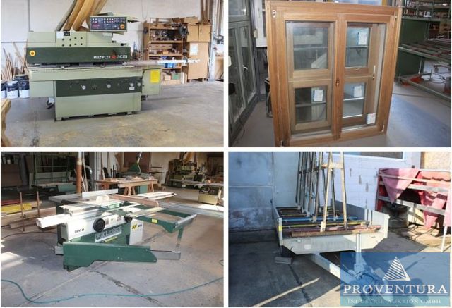 You are currently viewing Insolvenzversteigerung: 215 Pos. CNC-Fensterbau Fräse MAKA T2000, Säge-Fräs-Kombi FELDER 700KF, Vierseitenhobel SCM Compact 22, Formatkreissäge SCM SI150, 2x Winkel-BAZ SCM Multiflex B, Zapfen-Profilbearbeitung WADKIN Duplex 2000, etc. – 06179 Teutschenthal bei Halle (Saale) – 17.04.2024 – 09:45:00