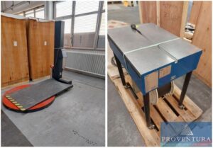 Read more about the article Versteigerung Lagertechnik: Stretchfolienwickler – Palettenwickler M+B Eno Entry Bj. 2016, Umreifungsmaschine CYKLOP M-PAC3 – 37073 Göttingen – 12.06.2024 – 09:30:00