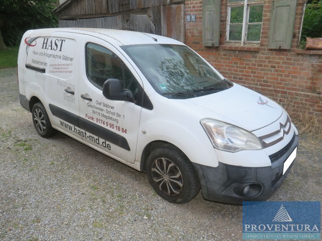You are currently viewing Fahrzeug-Auktion: CITROEN Berlingo 1.6 HDI, EZ. 2012, 175.000 Km – 38820 Raum Halberstadt – 14.06.2024 – 08:30:00