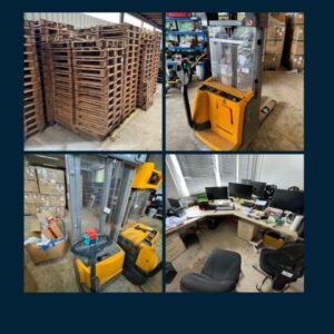 Read more about the article Insolvenz-Versteigerung Reinhard Joormann -Fansand Trends- e.K., 46284 Dorsten – Paletten, Regale, Elektro-Hubwagen, Lagertechnik, Büroeinrichtung – 27.06.2024 – 18:30:00