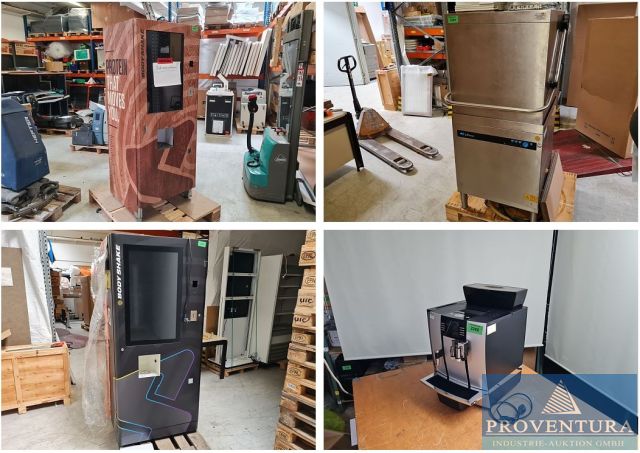 You are currently viewing Gastroversteigerung aus Leasing: 2x Bodyshake Automat, Haubenspülmaschine MEIKO UPSTER H500 M2, 2x Kaffeevollautomat Jura – in 37079 Göttingen – 11.07.2024 – 10:00:00