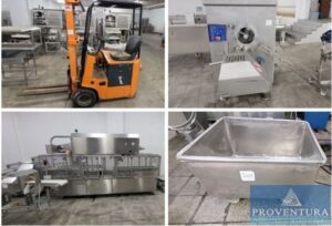 Read more about the article Versteigerung 238 Pos. Metzgereibedarf Automatenwolf GEA AutoGrind 200, Hochleistungskutter SEYDELMANN K90DC8, Verpackungsmaschinen, Metalldetektoren, Transportwagen, Formen, Edelstahl-Möbel, Gabelstapler, etc. – 97437 Hassfurt bei Schweinfurt – 23.08.2024 – 08:00:00