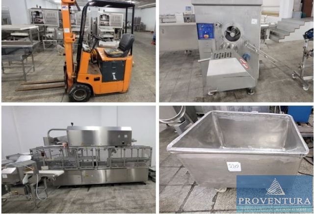 You are currently viewing Versteigerung 238 Pos. Metzgereibedarf Automatenwolf GEA AutoGrind 200, Hochleistungskutter SEYDELMANN K90DC8, Verpackungsmaschinen, Metalldetektoren, Transportwagen, Formen, Edelstahl-Möbel, Gabelstapler, etc. – 97437 Hassfurt bei Schweinfurt – 23.08.2024 – 08:00:00
