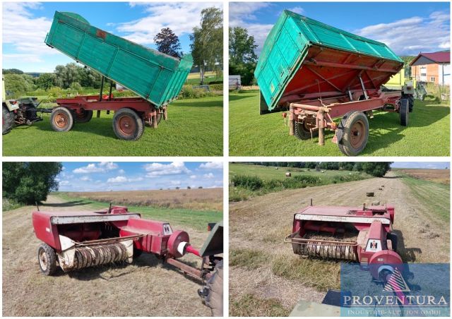 You are currently viewing Versteigerung Landtechnik: Hochdruckpresse IHC 440 mit Ballenrutsche, Dreiseitenkipp-Anhänger Hoffmann Bj. 1973, 8.0 to. – 37127 Dransfeld – 29.08.2024 – 09:15:00