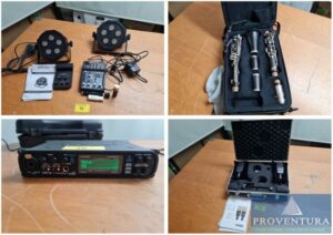 Read more about the article Versteigerung: 40 Positionen Veranstaltungstechnik, Musikinstrumente, EDV und Multimedia – 37077 Göttingen – 17.09.2024 – 11:00:00