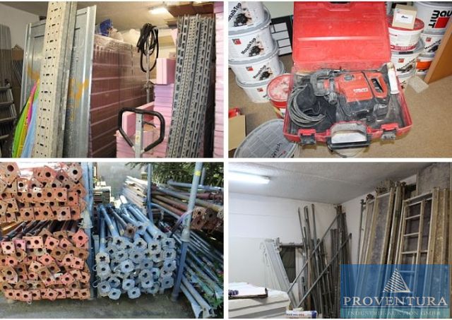 You are currently viewing Insolvenzversteigerung Hochbau ca. 164 Pos. Trägerschalsystem LEDAK Bj. 2022, Gerüste, Schalungsträger DOKA, Baustützen, Stein-Bandsäge ZAGRO UVB Z500S Bj. 2012, Büro etc. – Raum 04683 Leipzig – 15.10.2024 – 09:30:00