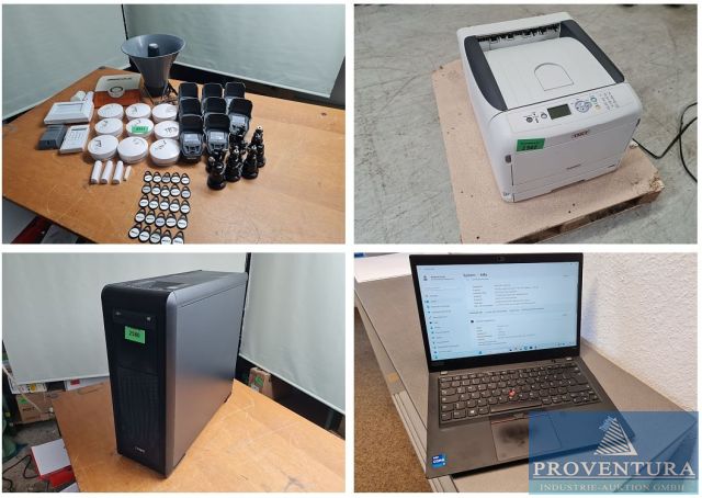 You are currently viewing Versteigerung Leasingrückläufer: 46 Positionen, Server, Alarmanlagen, Laptop LENOVO Thinkpad P14s Gen 2i, Farblaserdrucker OKI Pro843WT, – 37077 Göttingen – 30.10.2024 – 10:00:00