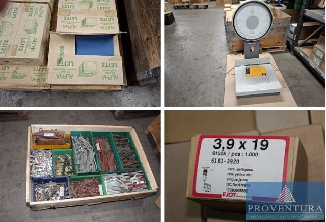 You are currently viewing Teil-Lagerräumung 16 Pos. Fensterbauschrauben, Klinkhebel, Nagelstreifen, Büromaterial etc. – 37079 Göttingen – 04.11.2024 – 09:00:00