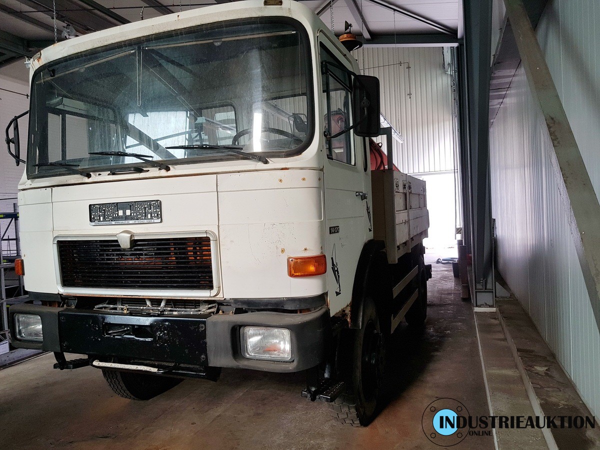 You are currently viewing LKW MAN 14.170 FAK, Allrad, ATLAS-Kran, GG 7,49to –  – 28.11.2024 – 09:30:00