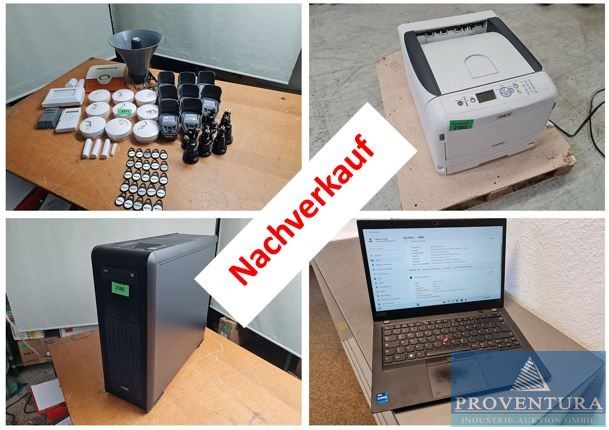 You are currently viewing Nachverkauf Versteigerung Leasingrückläufer: 46 Positionen, Server, Alarmanlagen, Laptop LENOVO Thinkpad P14s Gen 2i, Farblaserdrucker OKI Pro843WT, – 37077 Göttingen – 06.11.2024 – 09:00:00