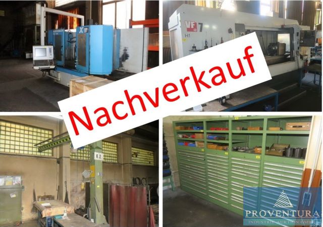 You are currently viewing Nachverkauf zu Insolvenzauktion Maschinenbau 400 Pos.: CNC-Bettfräsmaschine AUERBACH FBE 1500, CNC-Vertikalfräszentrum HAAS VF-750, CNC-Portalfräszentrum HAAS GR712, CNC-Horizontalfräszentrum HAAS EC 1600, Werkzeuge, Messmittel, Lagereinrichtung, u.v.m. – 38350 Helmstedt (Nähe A2) – 21.11.2024 – 11:00:00